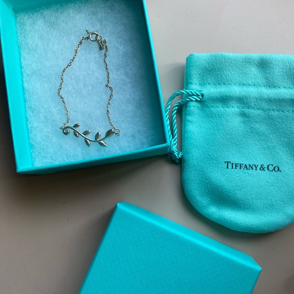 Olive leaf vine bracelet